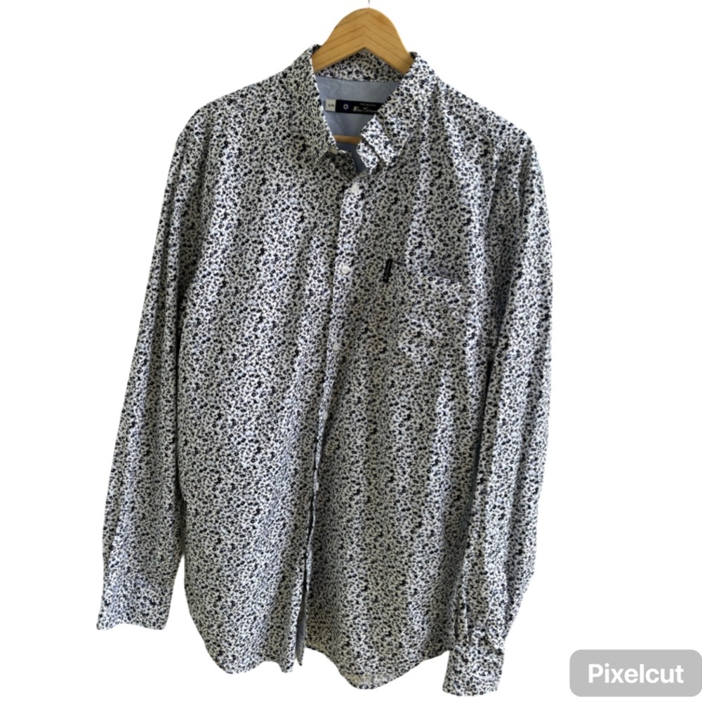 Ben Sherman Floral Collared Shirt